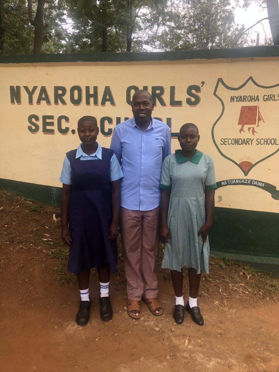 High school students receiving support